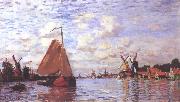 Claude Monet La Zaan a Zaandam oil on canvas